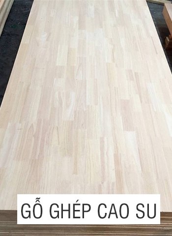 Gỗ ghép cao su sẵn kho 17mm 18mm